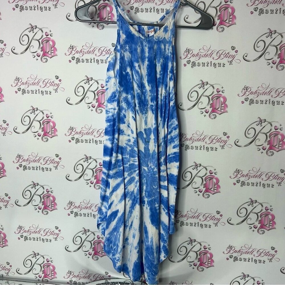 Cat and jack one piece jumper pants boho Blue Tie-Dye Kids One Piece